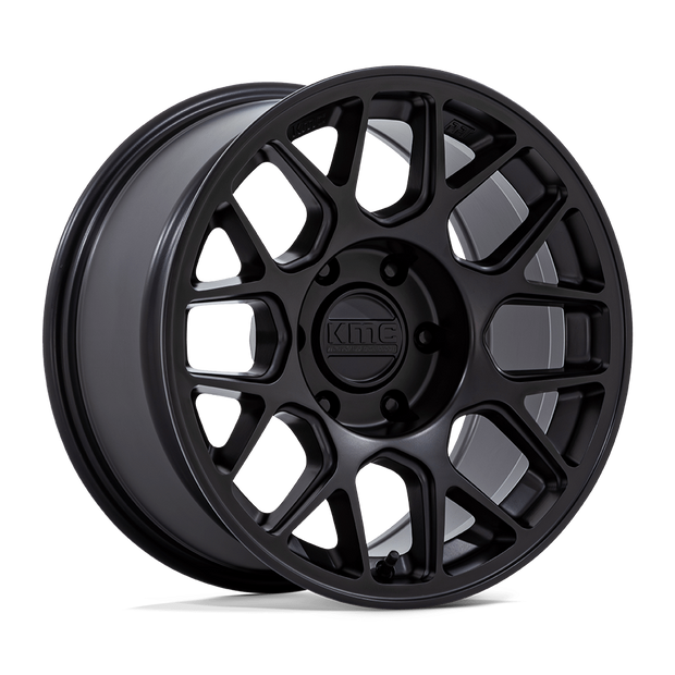 KMC Wheels KM730 Hatchet 17x8.5 Matte Black 25mm ET 66.06mm CB 6x114.3