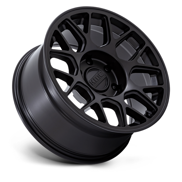 KMC Wheels KM730 Hatchet 17x8.5 Matte Black 25mm ET 66.06mm CB 6x114.3