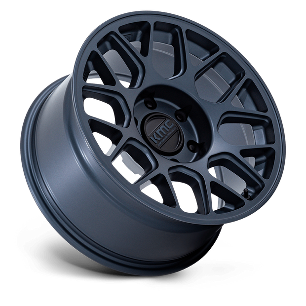 KMC Wheels KM730 Hatchet 17x8.5 Metallic Blue 25mm ET 66.06mm CB 6x114.3