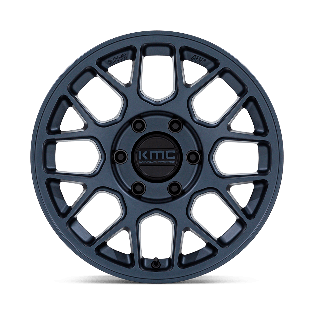 KMC Wheels KM730 Hatchet 17x8.5 Metallic Blue 25mm ET 66.06mm CB 6x114.3