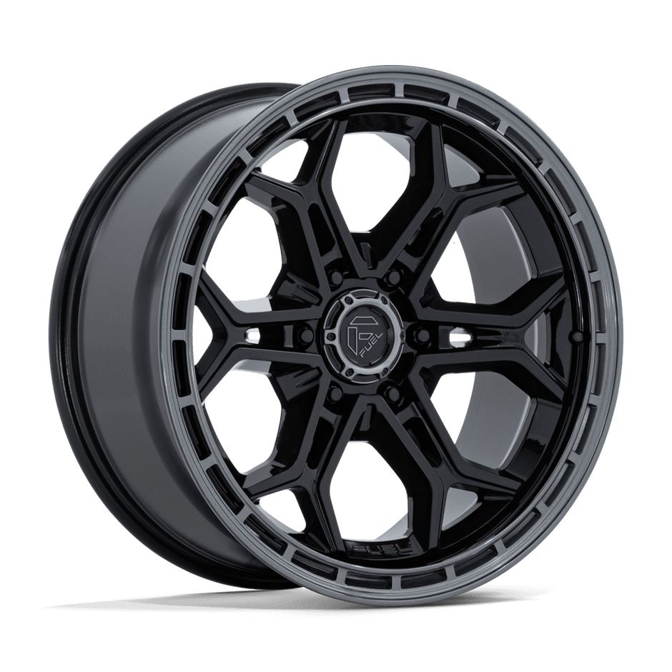 Fuel Wheels FC896 Heathen 20x9 Gloss Black w/Gloss Gunmetal Lip 1mm ET 87.1mm CB 6x135