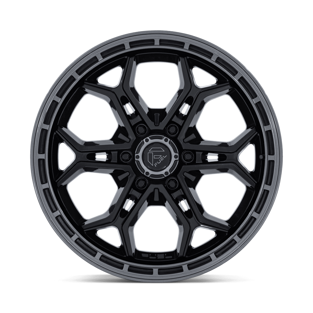 Fuel Wheels FC896 Heathen 20x9 Gloss Black w/Gloss Gunmetal Lip 20mm ET 106.1mm CB 6x139.7