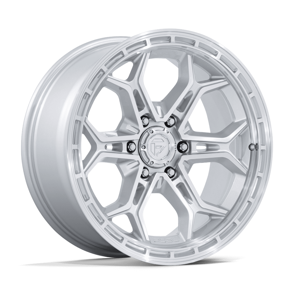 Fuel Wheels FC896 Heathen 20x9 Gloss Silver w/Machined Face 1mm ET 106.1mm CB 6x139.7