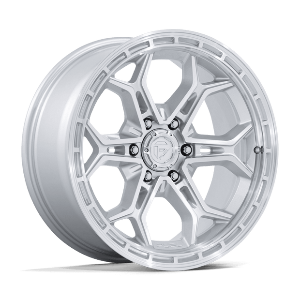 Fuel Wheels FC896 Heathen 20x9 Gloss Silver w/Machined Face 1mm ET 106.1mm CB 6x139.7