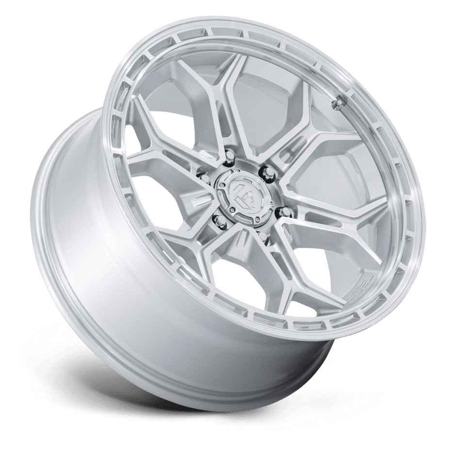 Fuel Wheels FC896 Heathen 20x9 Gloss Silver w/Machined Face 1mm ET 106.1mm CB 6x139.7