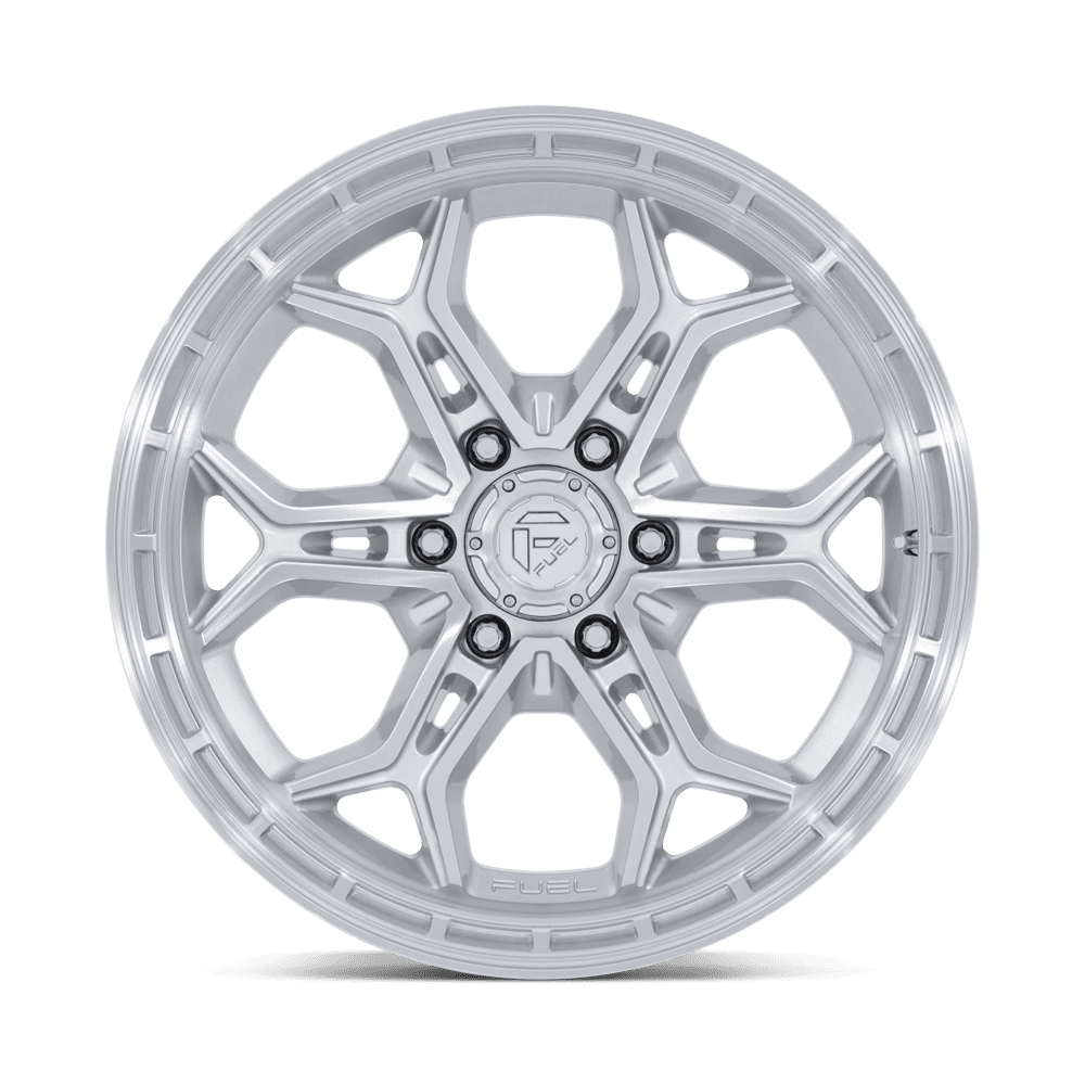 Fuel Wheels FC896 Heathen 20x9 Gloss Silver w/Machined Face 1mm ET 106.1mm CB 6x139.7