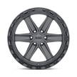 Black Rhino Hard Alloys Henderson 20x9.5 Gun Black w/Black Ring 0mm ET 87.1mm CB 6x135