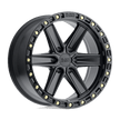 Black Rhino Hard Alloys Henderson 20x9.5 Matte Black w/Brass Bolts -18mm ET 112.1mm CB 6x139.7