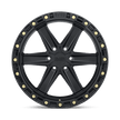 Black Rhino Hard Alloys Henderson 20x9.5 Matte Black w/Brass Bolts -18mm ET 112.1mm CB 6x139.7