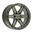 Black Rhino Hard Alloys Henderson 17x9 Olive Drab Green w/Black Ring 0mm ET 87.1mm CB 6x135
