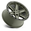 Black Rhino Hard Alloys Henderson 17x9 Olive Drab Green w/Black Ring 0mm ET 87.1mm CB 6x135