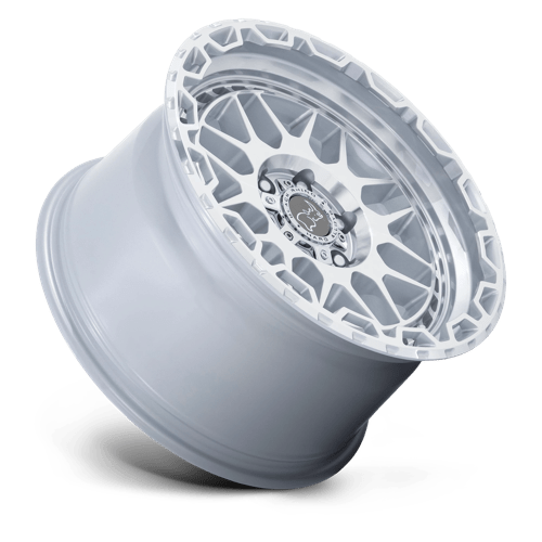 Black Rhino Hard Alloys Holcomb 17x9.5 Gloss Silver w/Mirror Cut Face 12mm ET 87.1mm CB 6x135