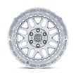 Black Rhino Hard Alloys Holcomb 17x9.5 Gloss Silver w/Mirror Cut Face 12mm ET 87.1mm CB 6x135