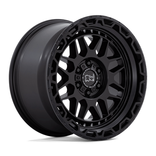 Black Rhino Hard Alloys Holcomb 17x9.5 Matte Black 12mm ET 112.1mm CB 6x139.7