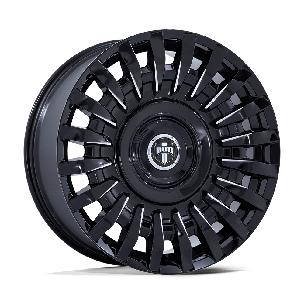 DUB Wheels DC272 Honcho 22x9 Gloss Black Milled 15mm ET 72.56mm CB Custom BP