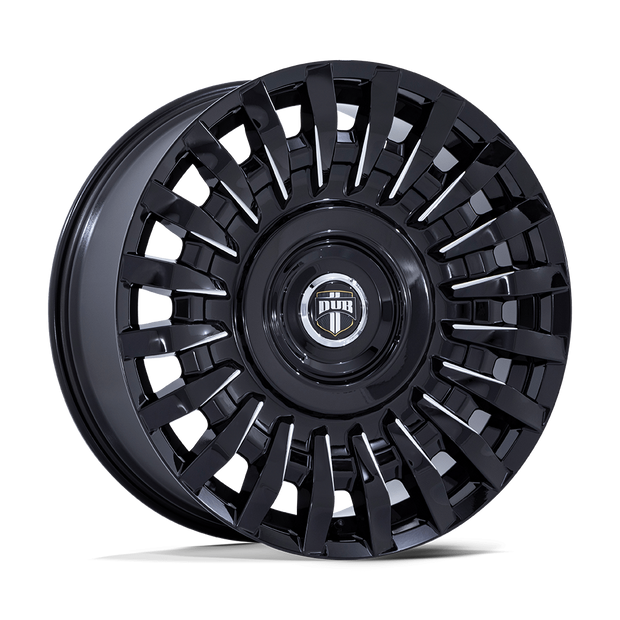 DUB Wheels DC272 Honcho 24x9 Gloss Black Milled 38mm ET 74.1mm CB 5x115/5x120