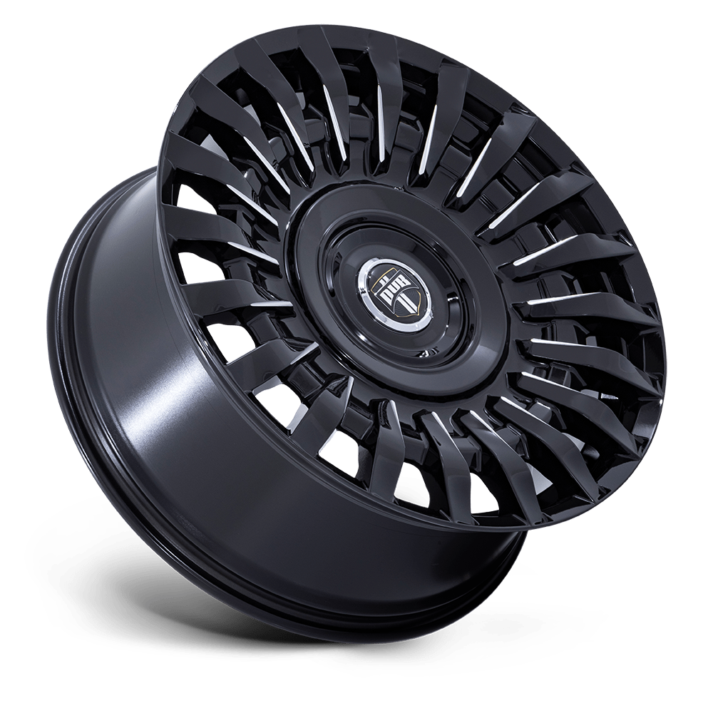 DUB Wheels DC272 Honcho 22x9 Gloss Black Milled 15mm ET 72.56mm CB Custom BP