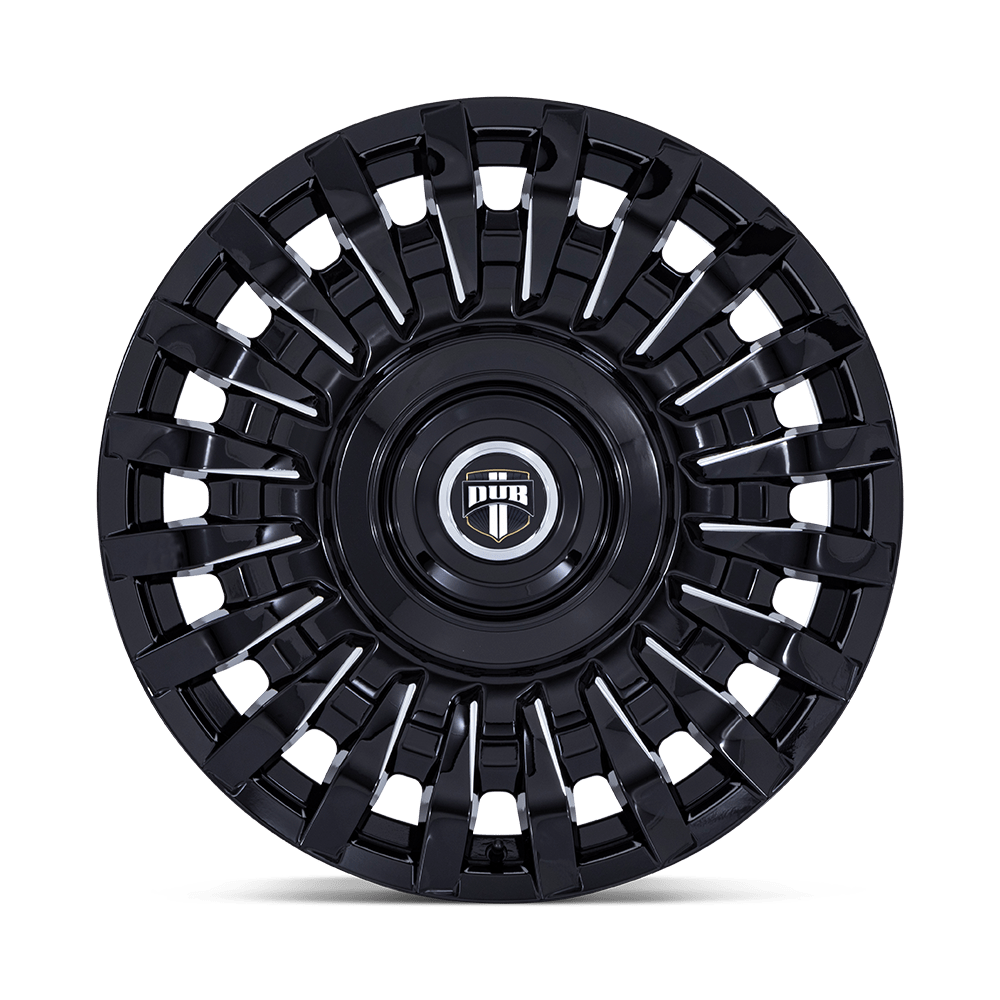 DUB Wheels DC272 Honcho 22x9 Gloss Black Milled 15mm ET 72.56mm CB Custom BP