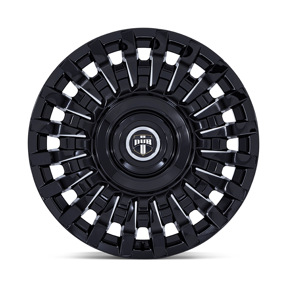 DUB Wheels DC272 Honcho 22x9 Gloss Black Milled 15mm ET 72.56mm CB Custom BP