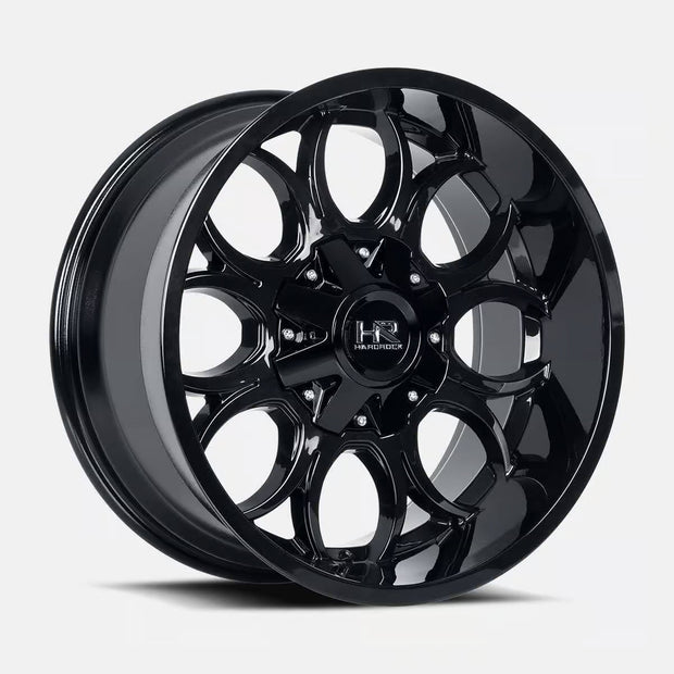 Hardrock Offroad Horseshoe 20x12 Gloss Black -51mm ET 87mm CB 5x127/5x139.7 wheel