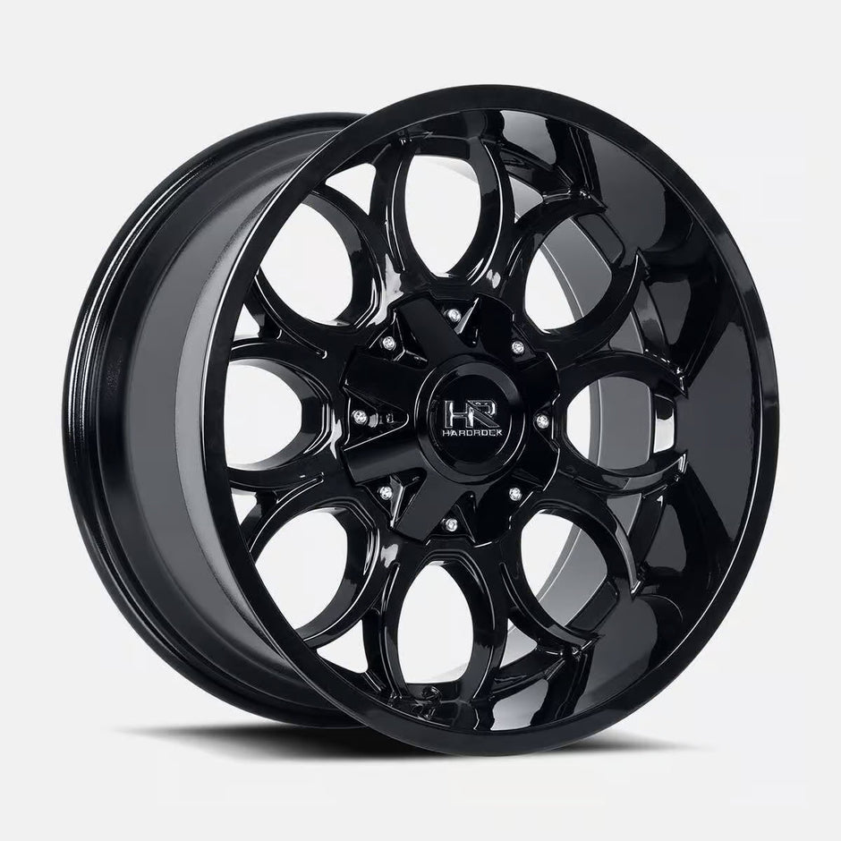 Hardrock Offroad Horseshoe 20x10 Gloss Black -19mm ET 110.3mm CB 5x150/5x139.7 wheel