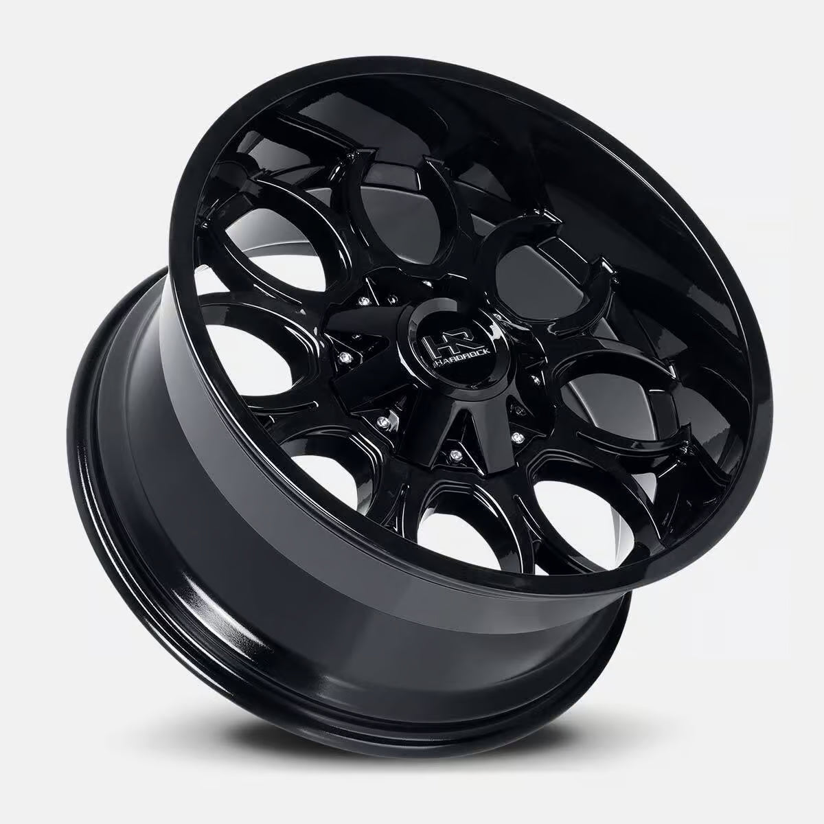 Hardrock Offroad Horseshoe 22x10 Gloss Black -25mm ET 87mm CB 5x127/5x139.7 wheel