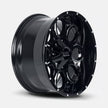 Hardrock Offroad Horseshoe 20x12 Gloss Black Milled -51mm ET 125.2mm CB 8x170 wheel