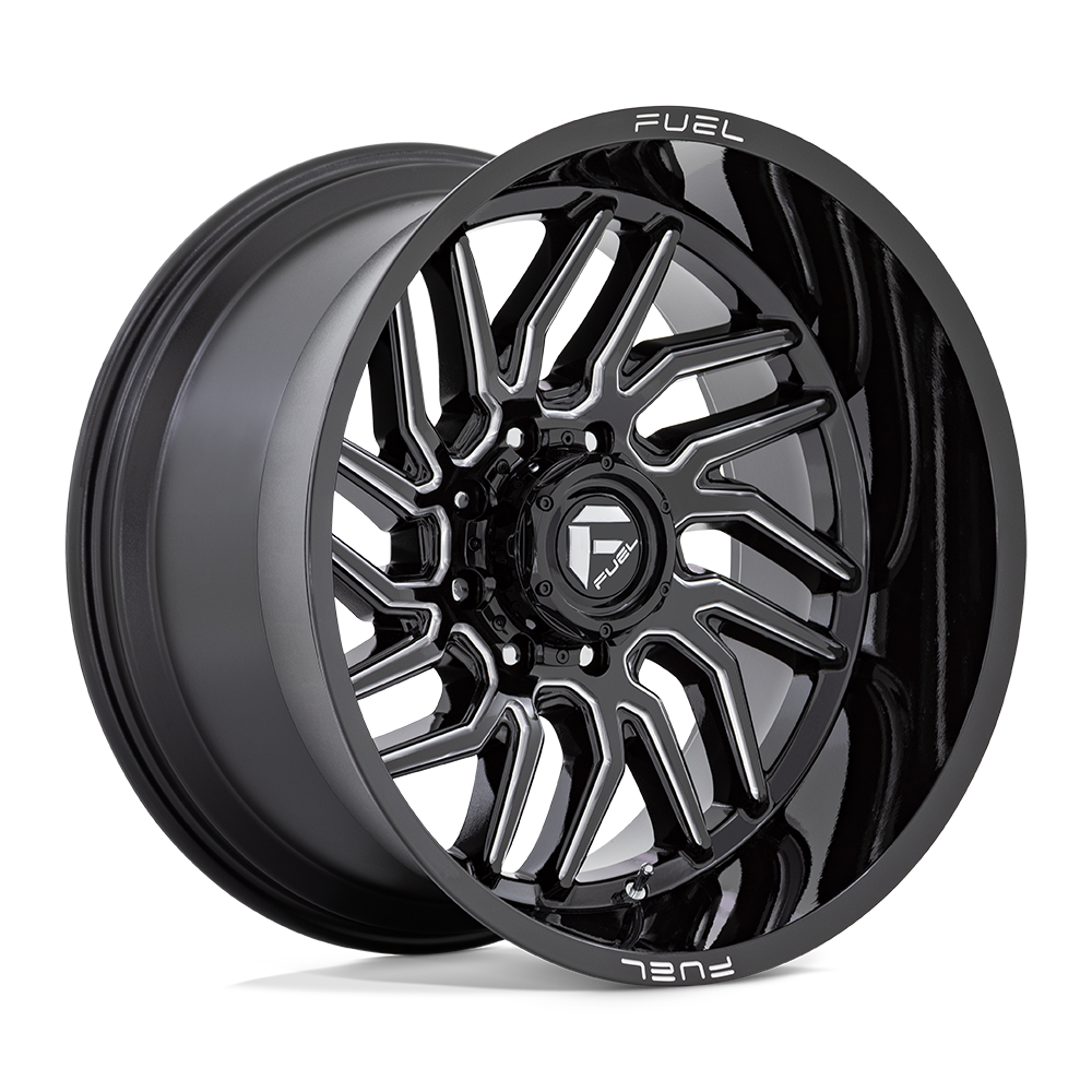 Fuel Wheels D807 Hurricane 20x10 Gloss Black Milled -18mm ET 125.1mm CB 8x170