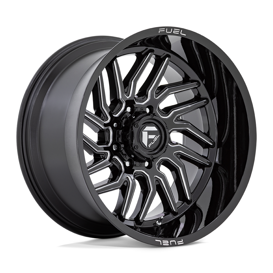 Fuel Wheels D807 Hurricane 20x10 Gloss Black Milled -18mm ET 125.1mm CB 8x170