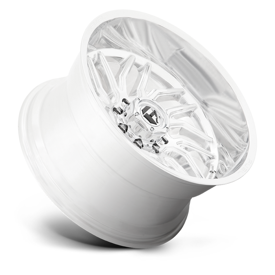 Fuel Wheels D809 Hurricane 20x10 Polished w/Milled -18mm ET 125.1mm CB 8x170