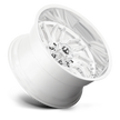 Fuel Wheels D809 Hurricane 20x10 Polished w/Milled -18mm ET 125.1mm CB 8x170