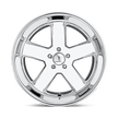 U.S. Mags U116 Hustler 20x8 Chrome Plated 1mm ET 78.1mm CB 5x127