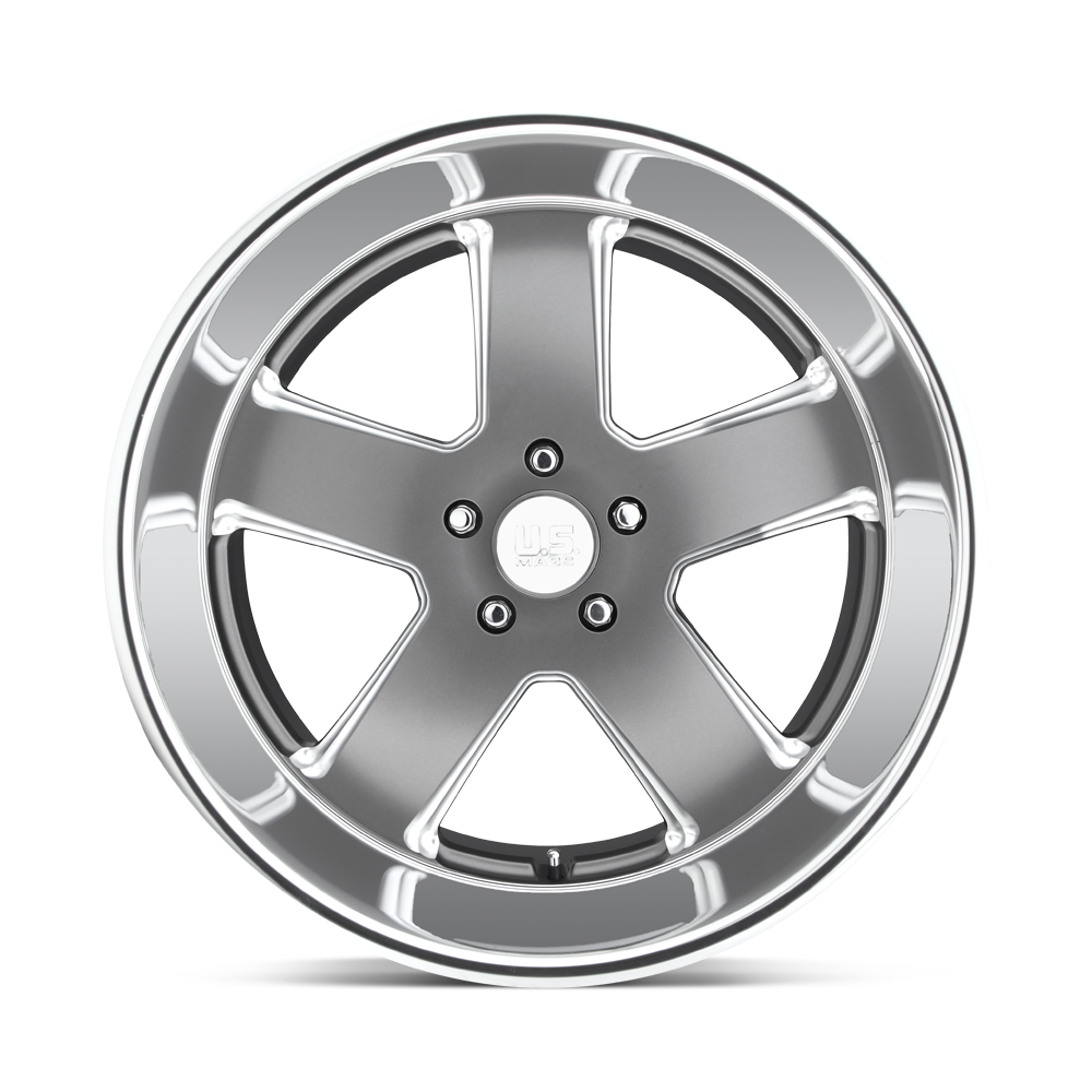 U.S. Mags U118 Hustler 20x8 Matte Gunmetal 1mm ET 72.56mm CB 5x120.65