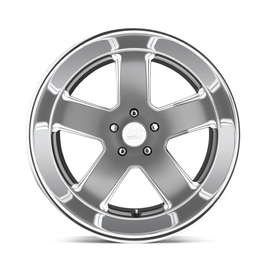 U.S. Mags U118 Hustler 20x8 Matte Gunmetal 1mm ET 72.56mm CB 5x120.65