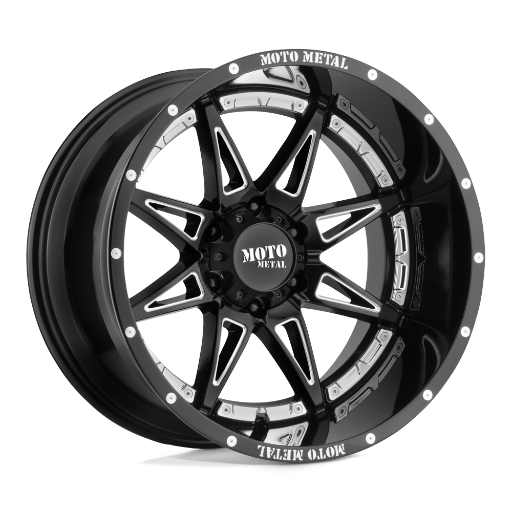 Moto Metal MO993 Hydra 18x8.5 Gloss Black Milled 18mm ET 71.5mm CB 5x127