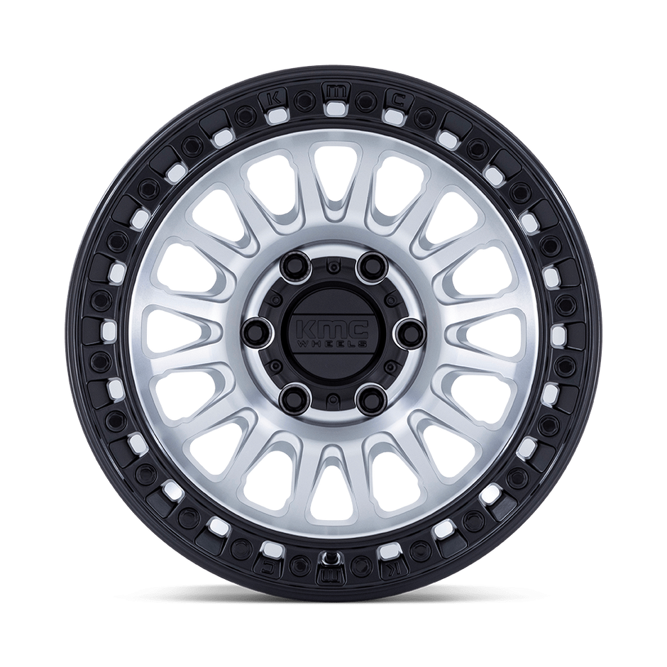 KMC Wheels KM552 IMS 18x9 Machined w/Matte Black Lip 18mm ET 66.06mm CB 6x114.3