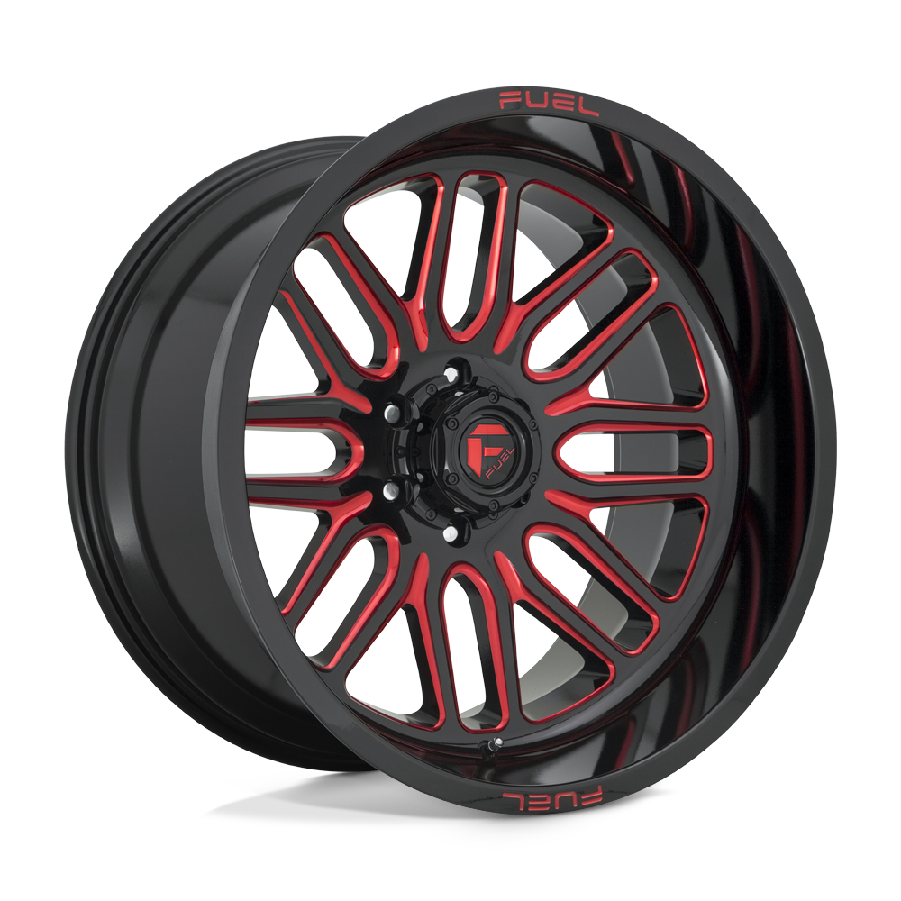 Fuel Wheels D663 Ignite 20x10 Gloss Black w/Red Tinted Clear -18mm ET 78.1mm CB 5x127