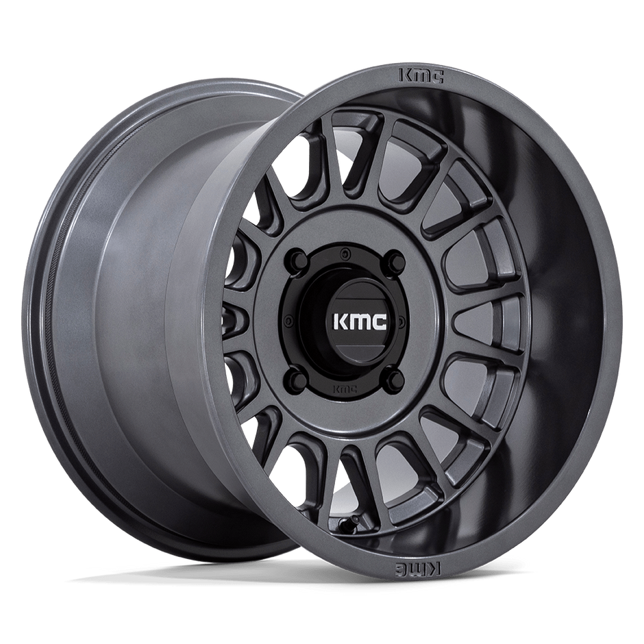 KMC Wheels KS138 Impact UTV 15x10 Anthracite 0mm ET 115.1mm CB 4x156