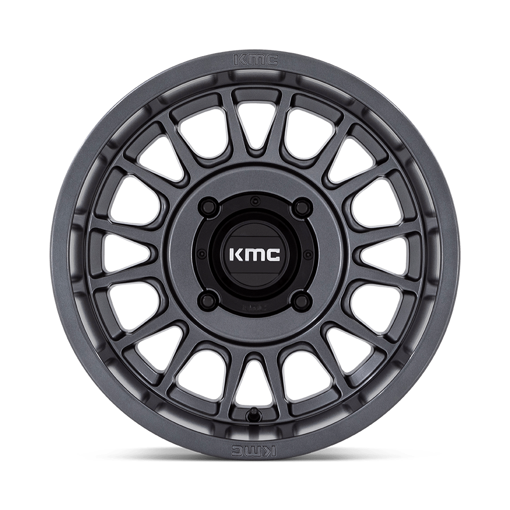 KMC Wheels KS138 Impact UTV 15x10 Anthracite 0mm ET 115.1mm CB 4x156
