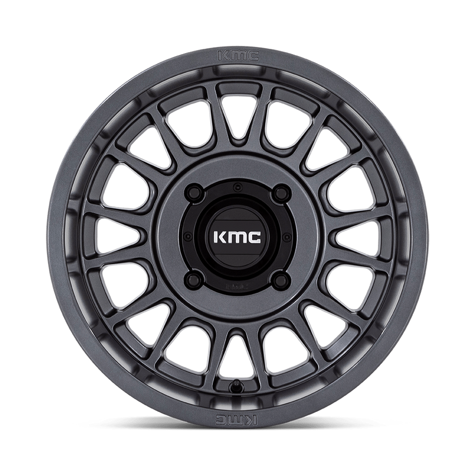KMC Wheels KS138 Impact UTV 15x10 Anthracite 0mm ET 115.1mm CB 4x156