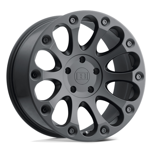 Level 8 Impact 18x9 Matte Black 12mm ET 76.1mm CB 6x114.3