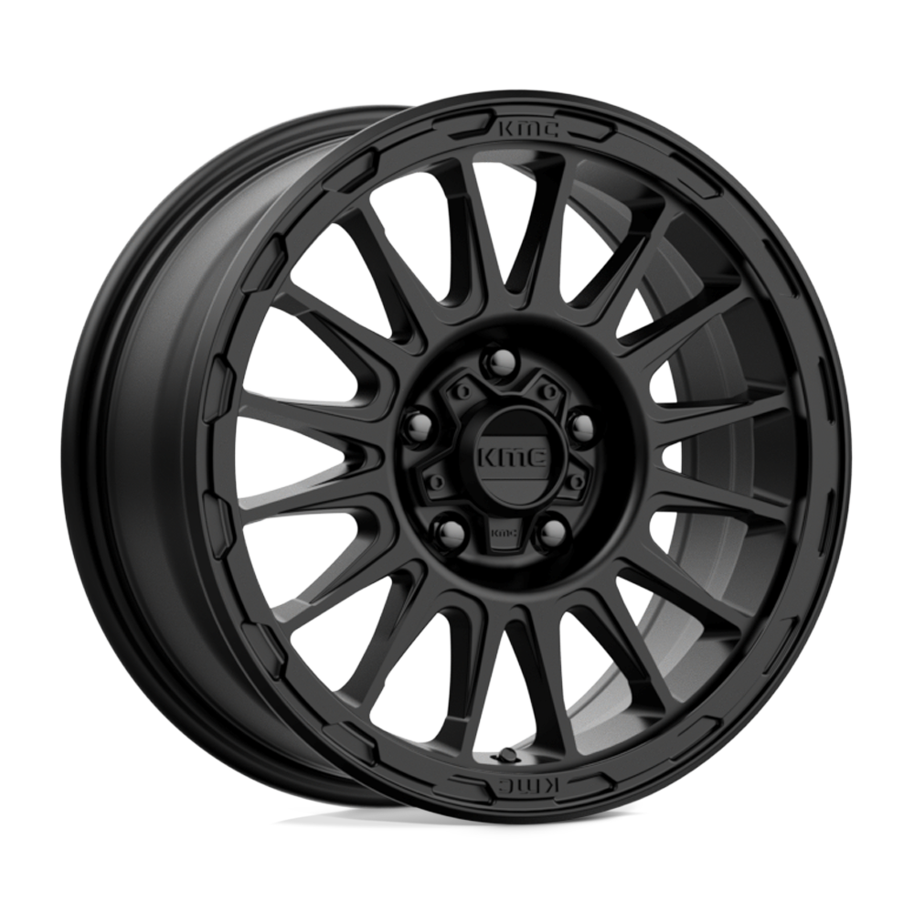 KMC Wheels KM542 Impact 16x7 Satin Black 30mm ET 72.56mm CB 5x110