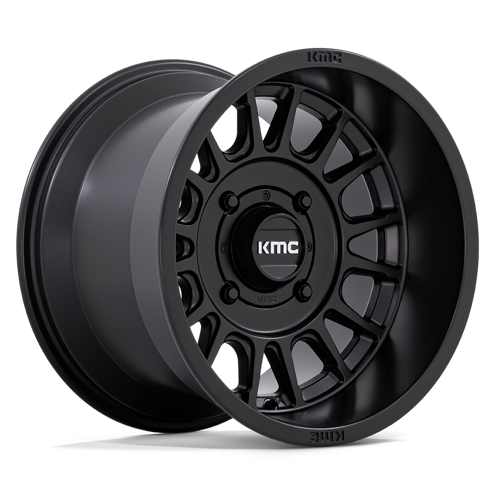KMC Wheels KS138 Impact UTV 15x10 Satin Black 0mm ET 115.1mm CB 4x156