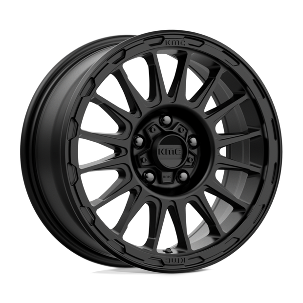 KMC Wheels KM542 Impact 16x7 Satin Black 30mm ET 72.56mm CB 5x110