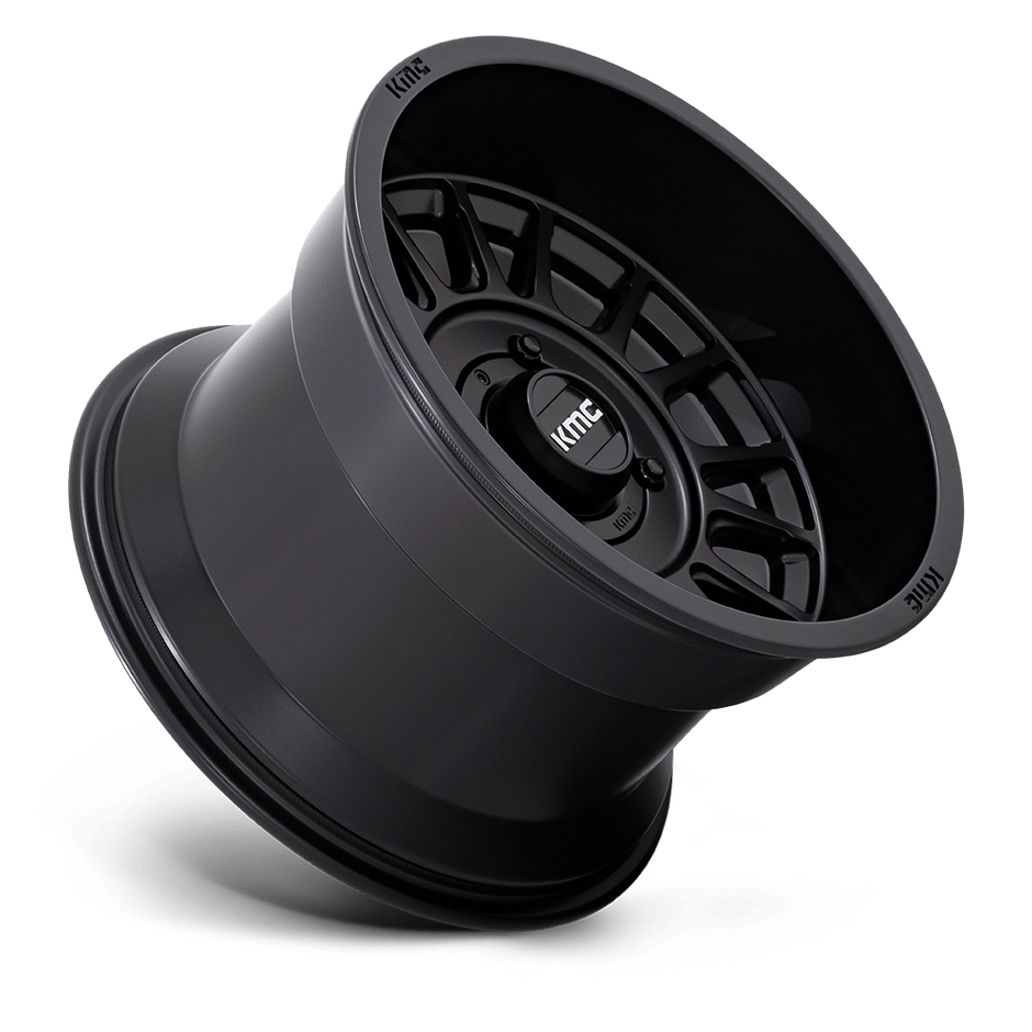 KMC Wheels KS138 Impact UTV 15x10 Satin Black 0mm ET 115.1mm CB 4x156