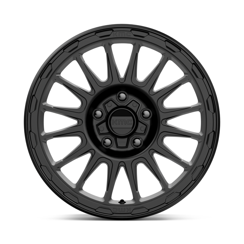 KMC Wheels KM542 Impact 16x7 Satin Black 30mm ET 72.56mm CB 5x110