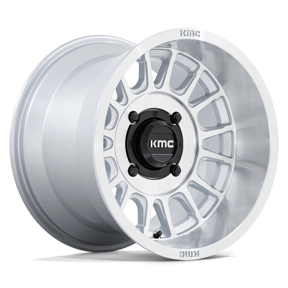 KMC Wheels KS138 Impact UTV 15x10 Silver w/Machined Face 0mm ET 115.1mm CB 4x156