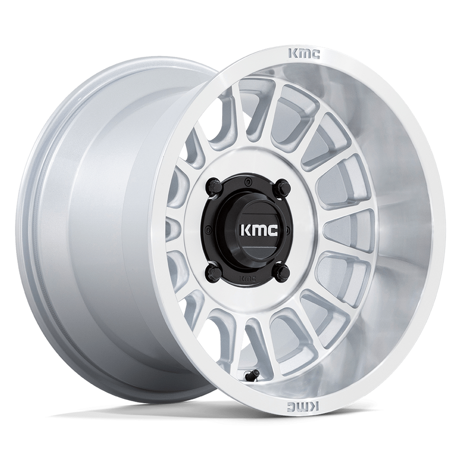 KMC Wheels KS138 Impact UTV 15x10 Silver w/Machined Face 0mm ET 115.1mm CB 4x156