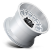 KMC Wheels KS138 Impact UTV 15x10 Silver w/Machined Face 0mm ET 115.1mm CB 4x156