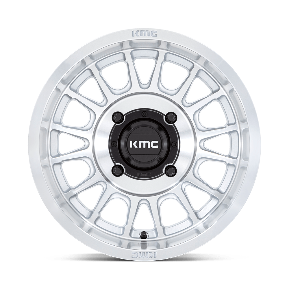 KMC Wheels KS138 Impact UTV 15x10 Silver w/Machined Face 0mm ET 115.1mm CB 4x156